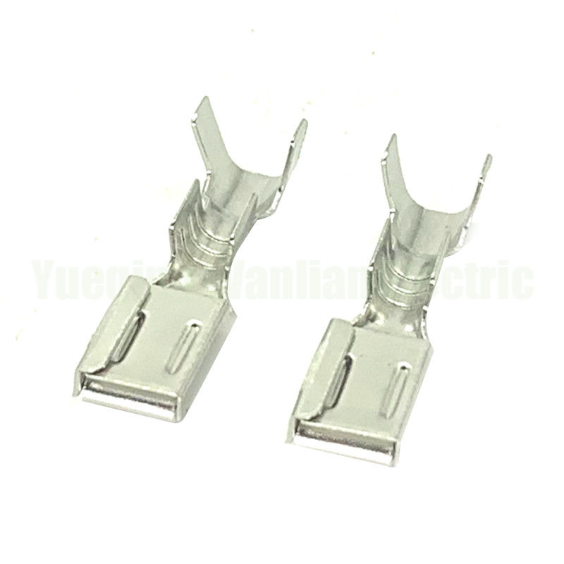 QLW-F-300 6.3mm 용기 여성 구리 합금 진 Plating Stamping Brass Terminal