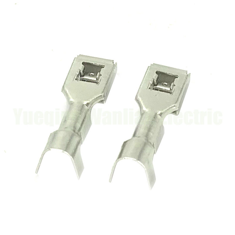 QLW-F-300 6.3mm 용기 여성 구리 합금 진 Plating Stamping Brass Terminal