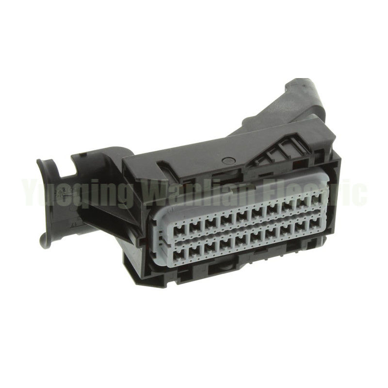 34566-0803 80 핀 자동차 ECU 연결 장치 소켓 검은색